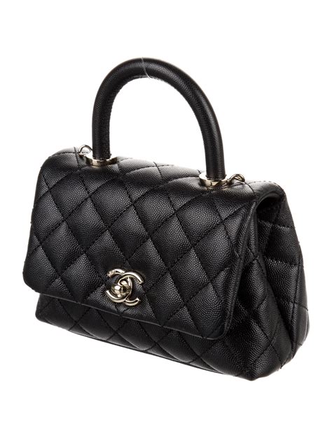 chanel coco handle extra mini size|chanel mini coco handle bag.